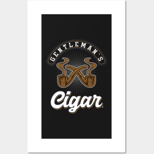 gentleman cigar Posters and Art